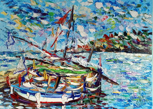 Veleggiare van Antonino Puliafico, Schilderij te koop op Singulart