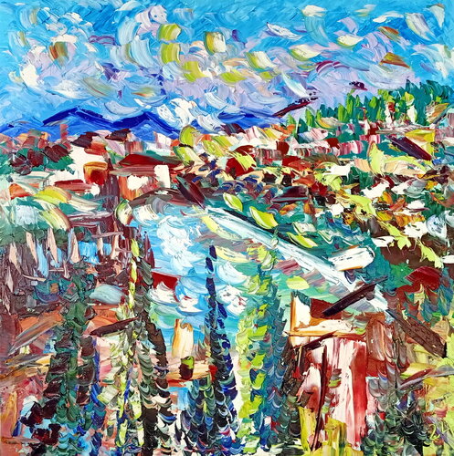 Vista Ruscello von Antonino Puliafico, Malerei kaufen auf Singulart