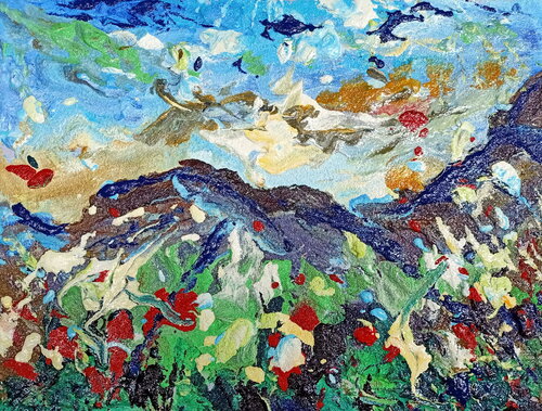 Montagne Liquide von Antonino Puliafico, Malerei kaufen auf Singulart