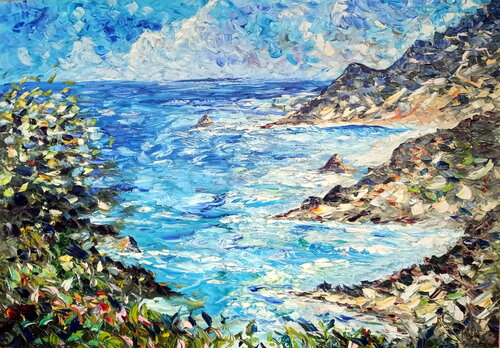 Scogli e onde van Antonino Puliafico, Schilderij te koop op Singulart