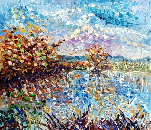 Sembra autunno van Antonino Puliafico, Schilderij te koop op Singulart