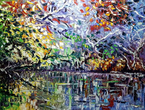 lo scorrere del tempo van Antonino Puliafico, Schilderij te koop op Singulart