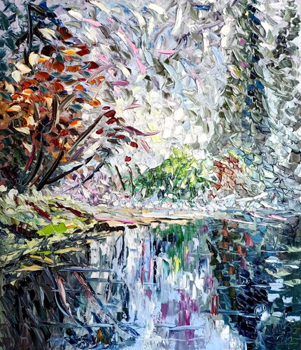 Reflections in the Haze van Antonino Puliafico, Schilderij te koop op Singulart