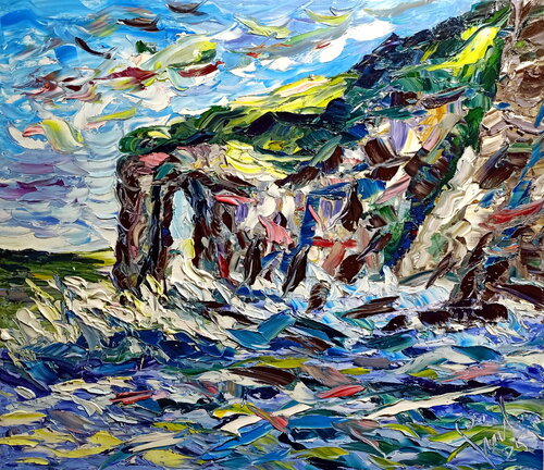 Sferzato dal Vento par Antonino Puliafico, Peinture en vente sur Singulart