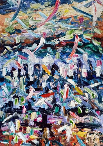 Abbaglio al Crepuscolo di Antonino Puliafico, Pittura in vendita su Singulart