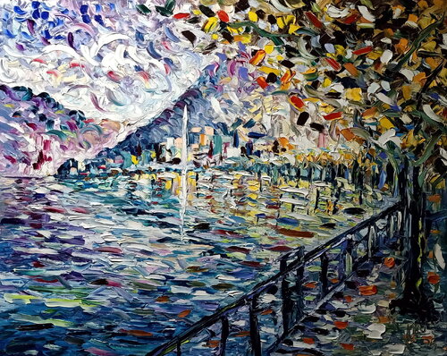 Parco Ciani, luce che scorre by Antonino Puliafico, 회화 for Sale on Singulart