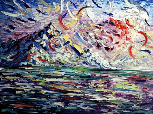 Primi rossi de Antonino Puliafico, Pintura a la venta en Singulart