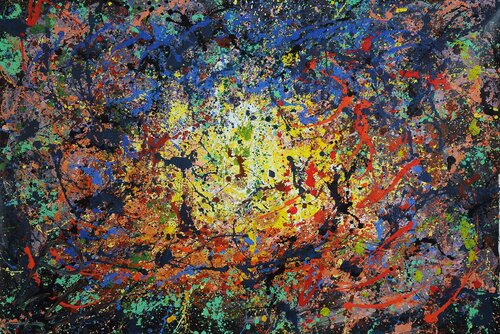 Esplosione cosmica van Antonino Puliafico, Schilderij te koop op Singulart