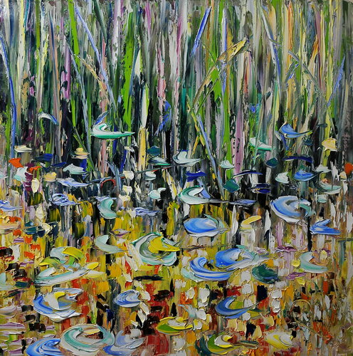 Scorre lento il tempo van Antonino Puliafico, Schilderij te koop op Singulart