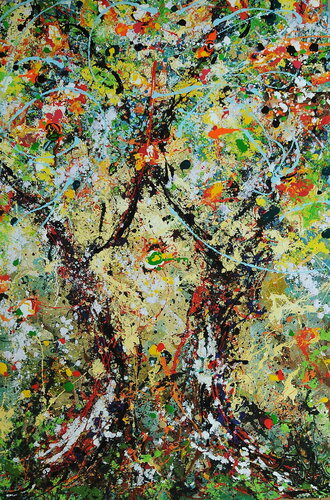 la coppia di ulivi van Antonino Puliafico, Schilderij te koop op Singulart