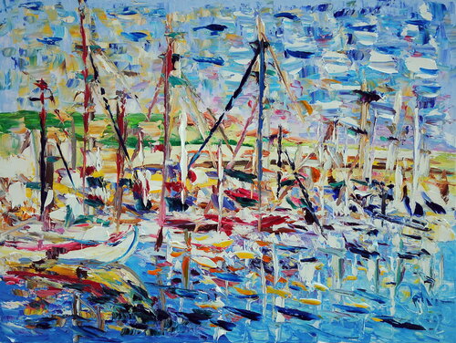 porto del sud di Antonino Puliafico, Pittura in vendita su Singulart