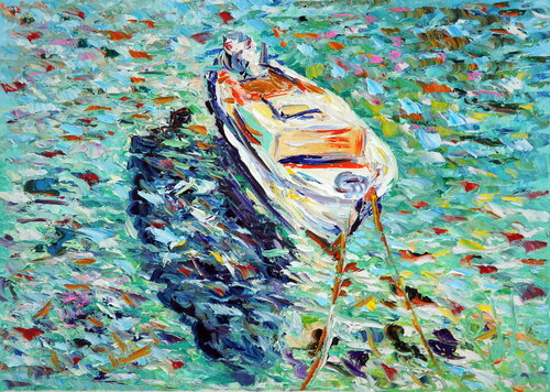 ormeggio di Antonino Puliafico, Pittura in vendita su Singulart