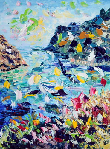 Baia e vento van Antonino Puliafico, Schilderij te koop op Singulart