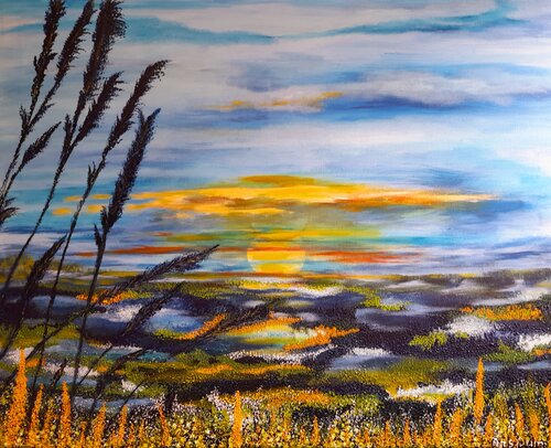 We are all like feathers in the wind ...... von Ans Duin, Malerei kaufen auf Singulart