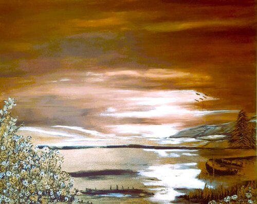 When the day has past away.... von Ans Duin, Malerei kaufen auf Singulart