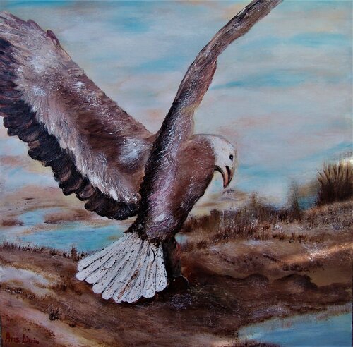 Searching for food... di Ans Duin, Pittura in vendita su Singulart