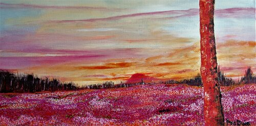 Purple sundown. / Sale ! di Ans Duin, Pittura in vendita su Singulart