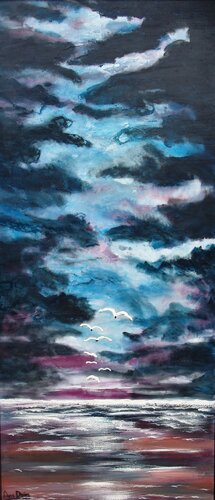Seascape / Sale! Lowered price! de Ans Duin, Pintura a la venta en Singulart