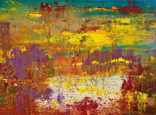 Mystique landscape. par Ans Duin, Peinture en vente sur Singulart