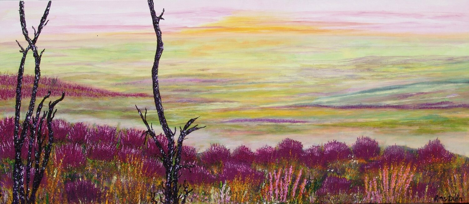 I want to share my world with you ! Ans Duin Origineel schilderij te koop