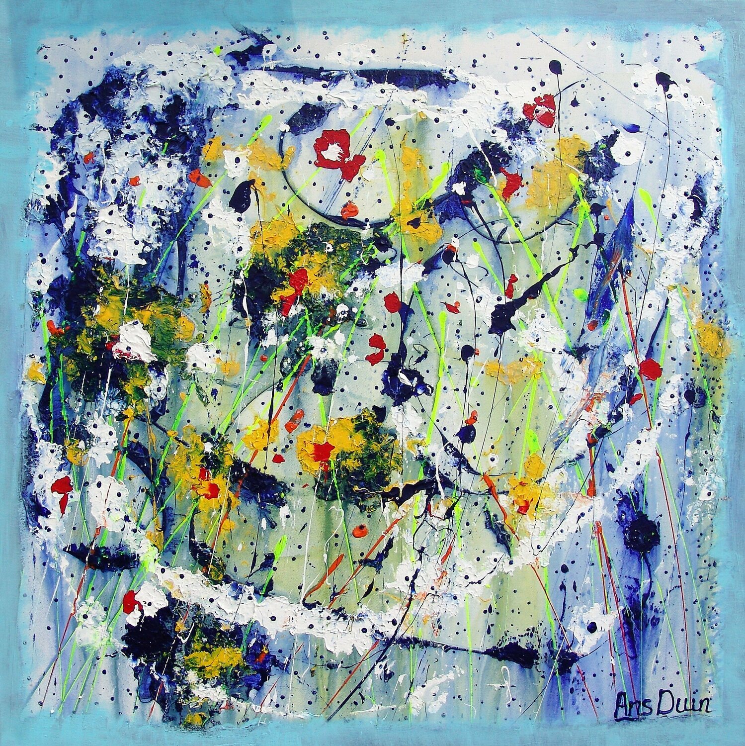 Art has no rules ! Lowered price ! Ans Duin Peinture originale à vendre