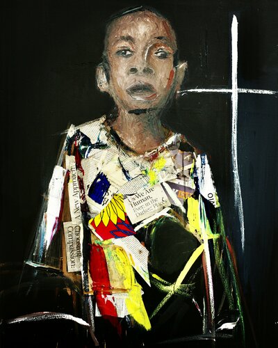 Despair by Stephen Aifegha, Painting for Sale on Singulart