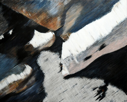 Wegstück 1225 by Matthias Oppermann, Painting for Sale on Singulart