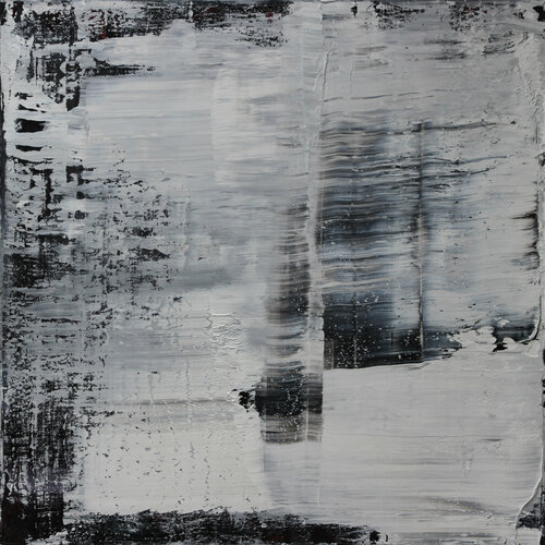 Grey variation VI [Abstract N°1579] par Koen Lybaert, Peinture en vente sur Singulart