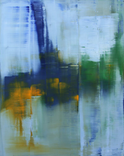 Lake Geneva [Abstract N° 1669] van Koen Lybaert, Schilderij te koop op Singulart