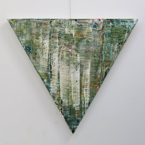 Equilateral triangle I [Abstract N°2667] van Koen Lybaert, Schilderij te koop op Singulart