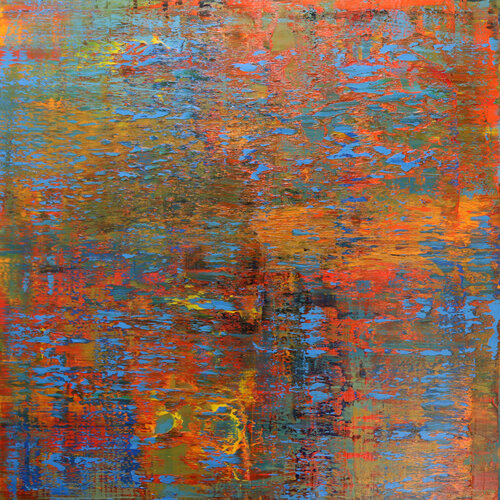 Chew Valley Lake III [Abstract N°2675] by Koen Lybaert, 회화 for Sale on Singulart