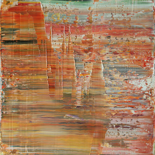 Mojave National Preserve [Abstract N° 1772] par Koen Lybaert, Peinture en vente sur Singulart