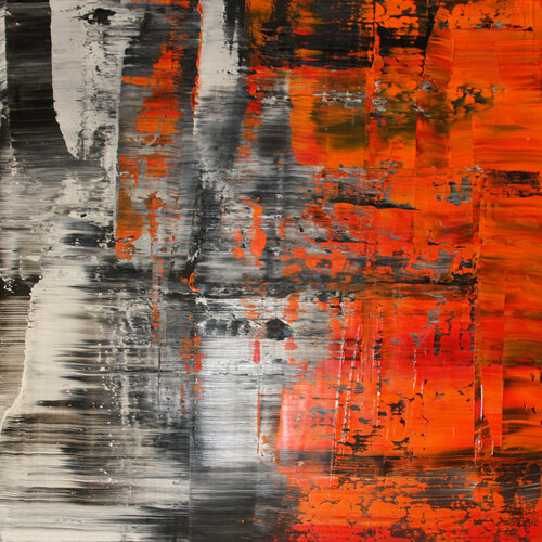 Agent Orange [Abstract N° 1777] par Koen Lybaert, Peinture en vente sur Singulart