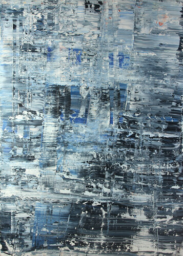 Apusiaajik Glacier [Abstract N° 1783] von Koen Lybaert, Malerei kaufen auf Singulart
