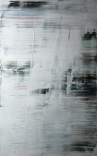 Bay of Whales [Abstract N° 1785] par Koen Lybaert, Peinture en vente sur Singulart