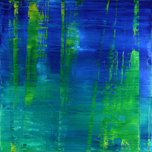 Oxen Craig, Bennachie [Abstract N°1801] par Koen Lybaert, Peinture en vente sur Singulart