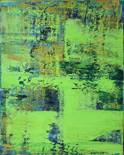 Tandayapa Cloud Forest II [Abstract N° 1809] par Koen Lybaert, Peinture en vente sur Singulart