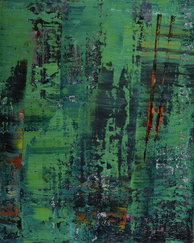 Congo Basin Forest [Abstract N°2440] van Koen Lybaert, Schilderij te koop op Singulart