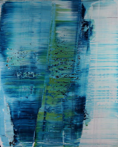 Anacapa Island [Abstract N° 1911] von Koen Lybaert, Malerei kaufen auf Singulart