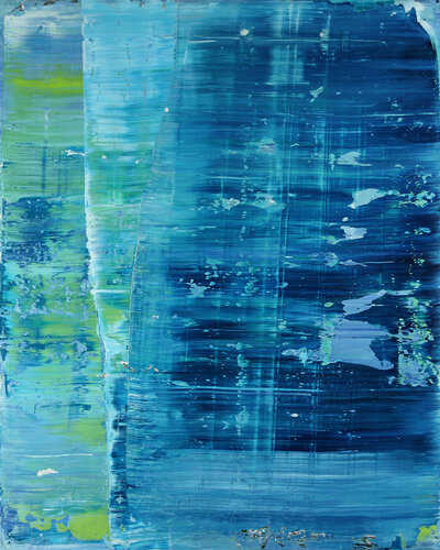 San Miguel Island [Abstract N° 1912] par Koen Lybaert, Peinture en vente sur Singulart
