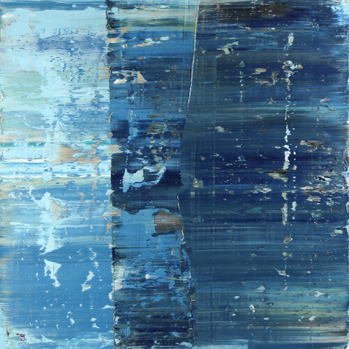 Rance, Brittany [Abstract N° 1917] par Koen Lybaert, Peinture en vente sur Singulart