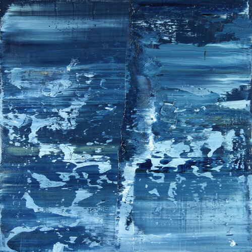 Cancale, Brittany [Abstract N° 1922] par Koen Lybaert, Peinture en vente sur Singulart