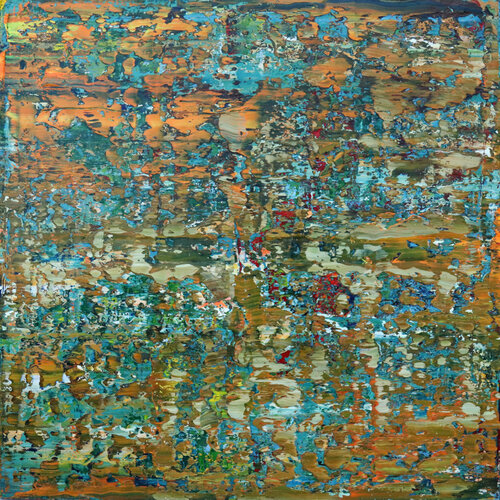 Gold Lake [Abstract N°2717] van Koen Lybaert, Schilderij te koop op Singulart