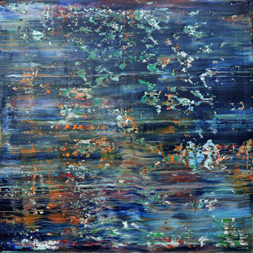 Tilgate Lake [Abstract N°2718] par Koen Lybaert, Peinture en vente sur Singulart