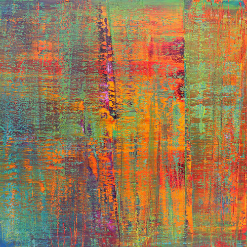 Holi I [Abstract N°2723] par Koen Lybaert, Peinture en vente sur Singulart