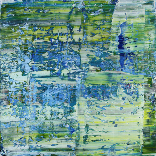 Wasur National Park [Abstract N° 1934] von Koen Lybaert, Malerei kaufen auf Singulart