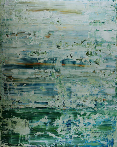 Spitsbergen [Abstract N°2107] par Koen Lybaert, Peinture en vente sur Singulart