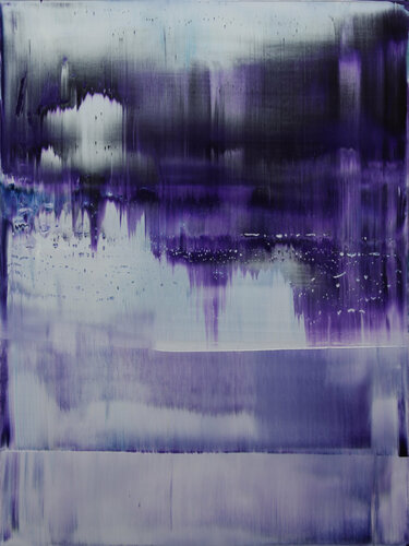 Electric violet I [Abstract N°2157] von Koen Lybaert, Malerei kaufen auf Singulart