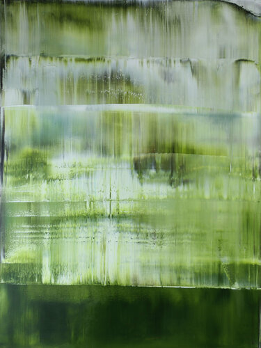 Olive green I [Abstract N°2183] de Koen Lybaert, Pintura a la venta en Singulart