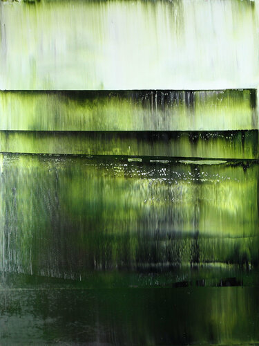 Olive green II [Abstract N°2184] de Koen Lybaert, Pintura a la venta en Singulart